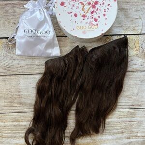 Goo goo Human Hair halo extensions